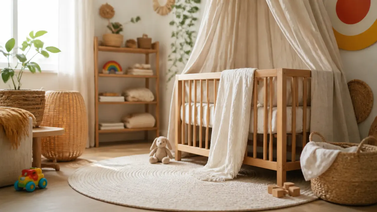 Chambre bébé nature lumineuse et apaisante