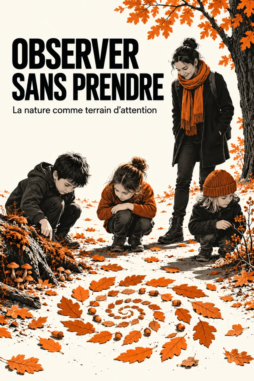 Activités extérieures enfants : chasse aux couleurs et création avec des feuilles