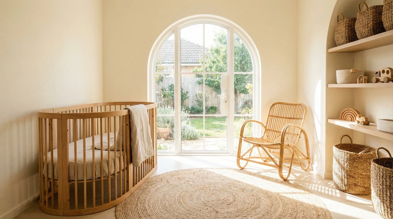 Chambre bébé naturelle